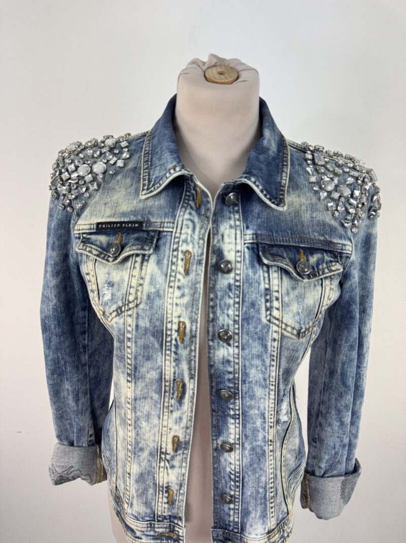 Veste en jean PHILIPP PLEIN T.L – Image 4