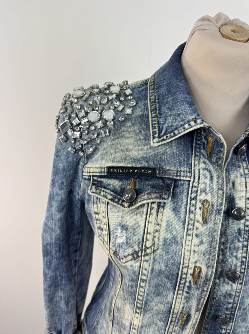 Veste en jean PHILIPP PLEIN T.L – Image 3
